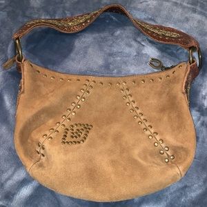 Betsey Johnson Brown Bag, Stain on Bottom